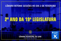 CÂMARA RETOMA SESSÕES NO DIA 2 DE FEVEREIRO
