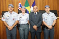 Capitã da Polícia Militar, comandante da 4ª CIA de Leme, recebe Título de Cidadã Lemense