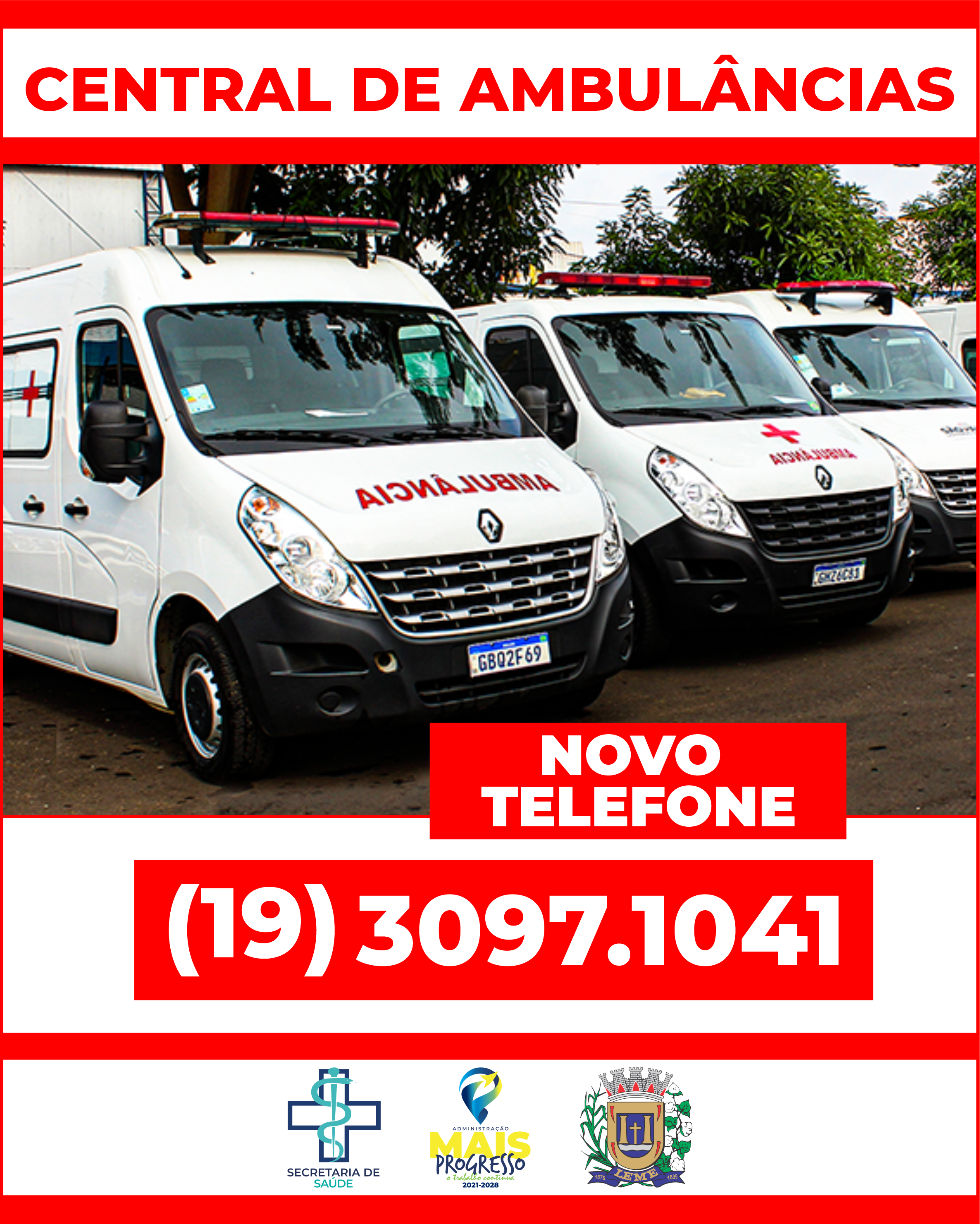 Atendimentos da Central de Ambulância 