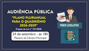 Audiência pública vai apresentar Plano Plurianual 2026-2029 em Leme