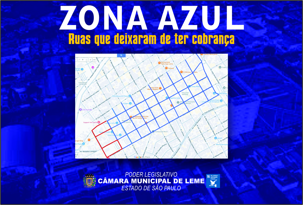 Câmara acompanha mudanças na Zona Azul e destaca ampliação de vagas gratuitas no centro de Leme