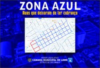 Câmara acompanha mudanças na Zona Azul e destaca ampliação de vagas gratuitas no centro de Leme