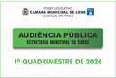 Secretaria Municipal da Saúde realiza Audiência Pública no dia 28 de maio