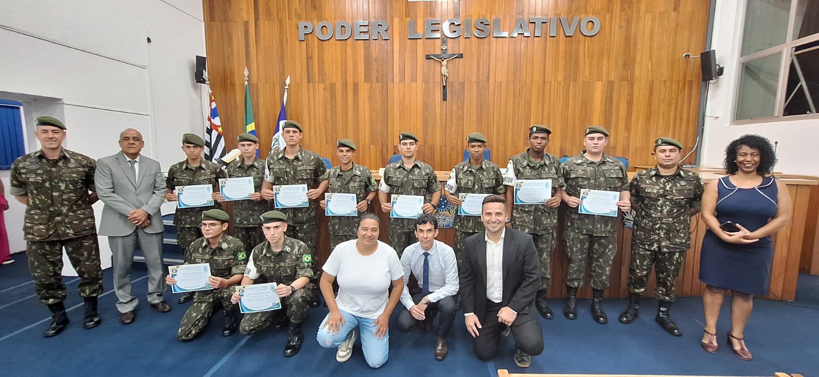 Câmara Municipal de Leme realiza sessão solene de entrega do Certificado de Atirador do Ano 2024