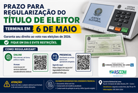 Prazo para regularização do título eleitoral termina em 6 de maio