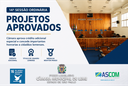 Projetos são aprovados durante a 14ª Sessão Ordinária da Câmara de Leme