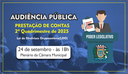 Secretaria de Finanças convida população para Audiência 