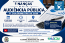 Secretaria Municipal de Finanças realiza Audiência Pública sobre o 1º Quadrimestre de 2026