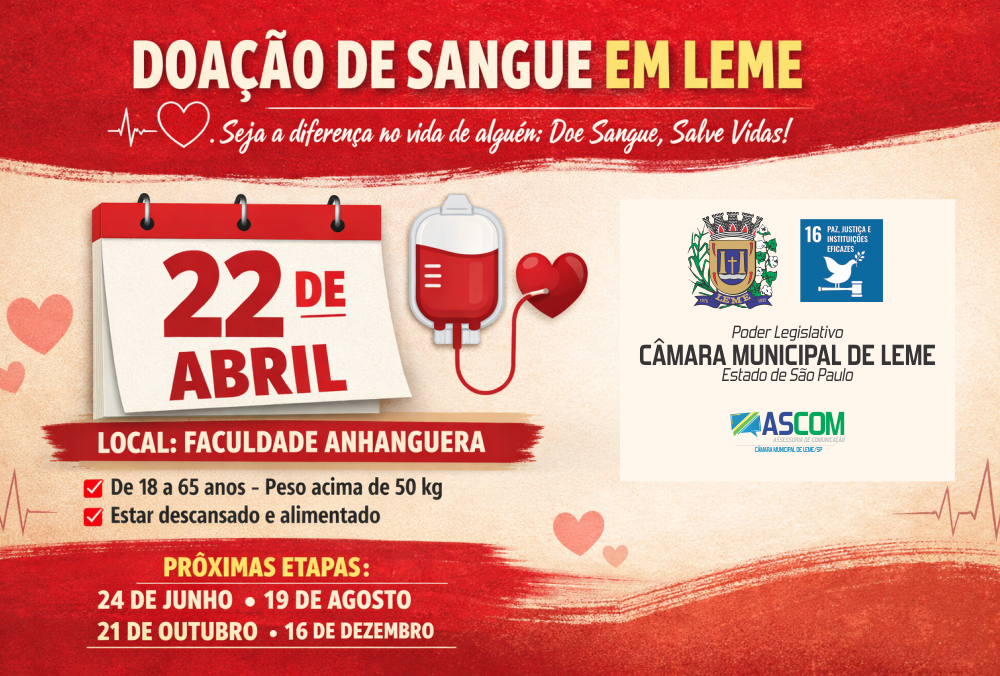 SEGUNDA ETAPA DA DOAÇÃO DE SANGUE: PARTICIPE E SALVE VIDAS