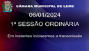 1ª Sessão Ordinária